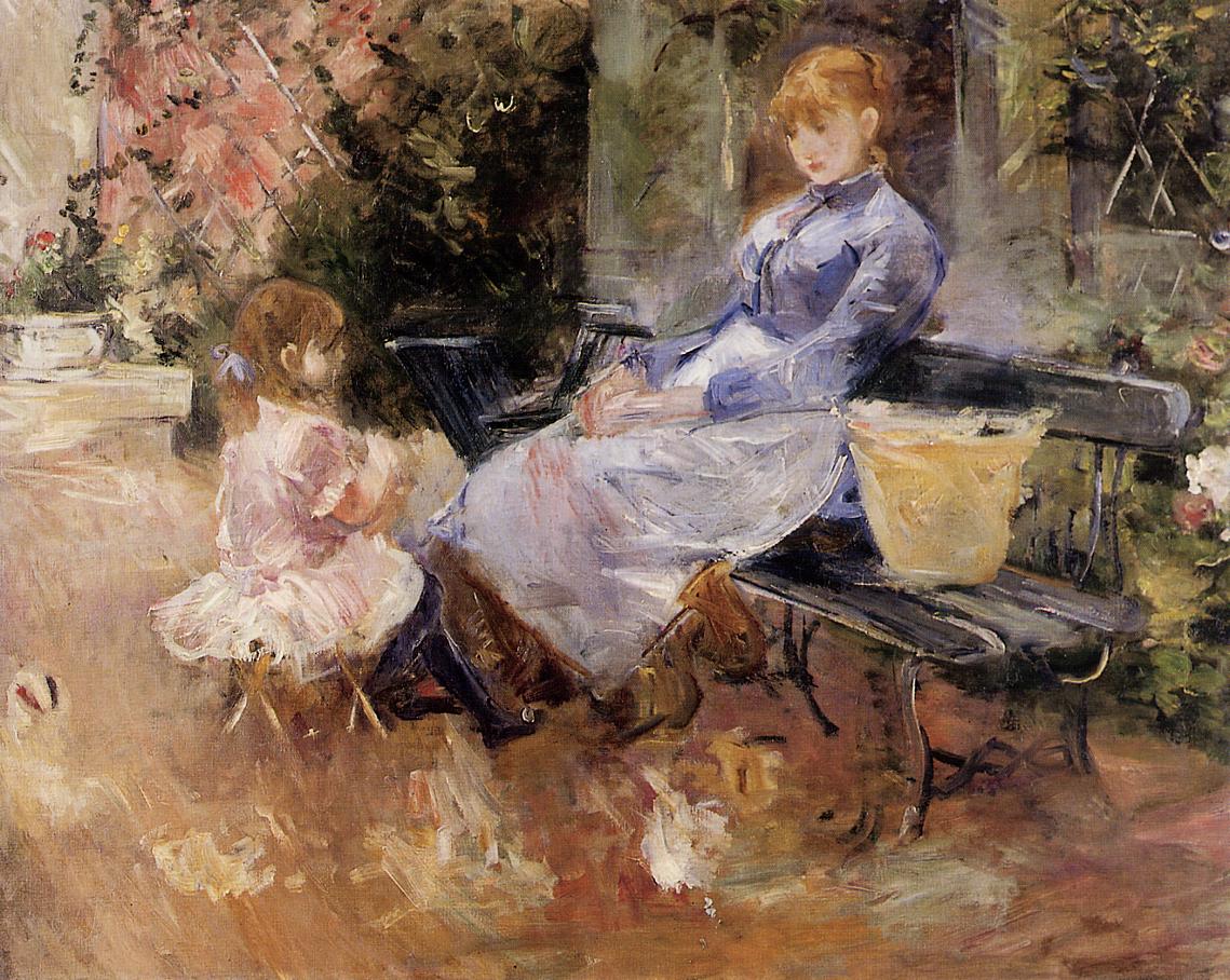 The Fable 1883 | Berthe Morisot | Oil Painting