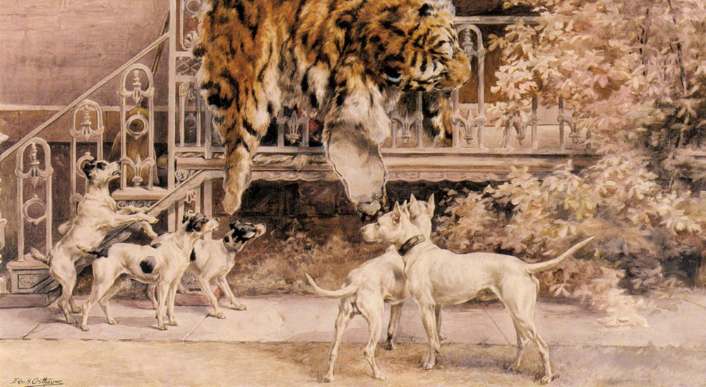 Hunting Tigers The Terriers | Edmund Henry Osthaus | Oil Painting