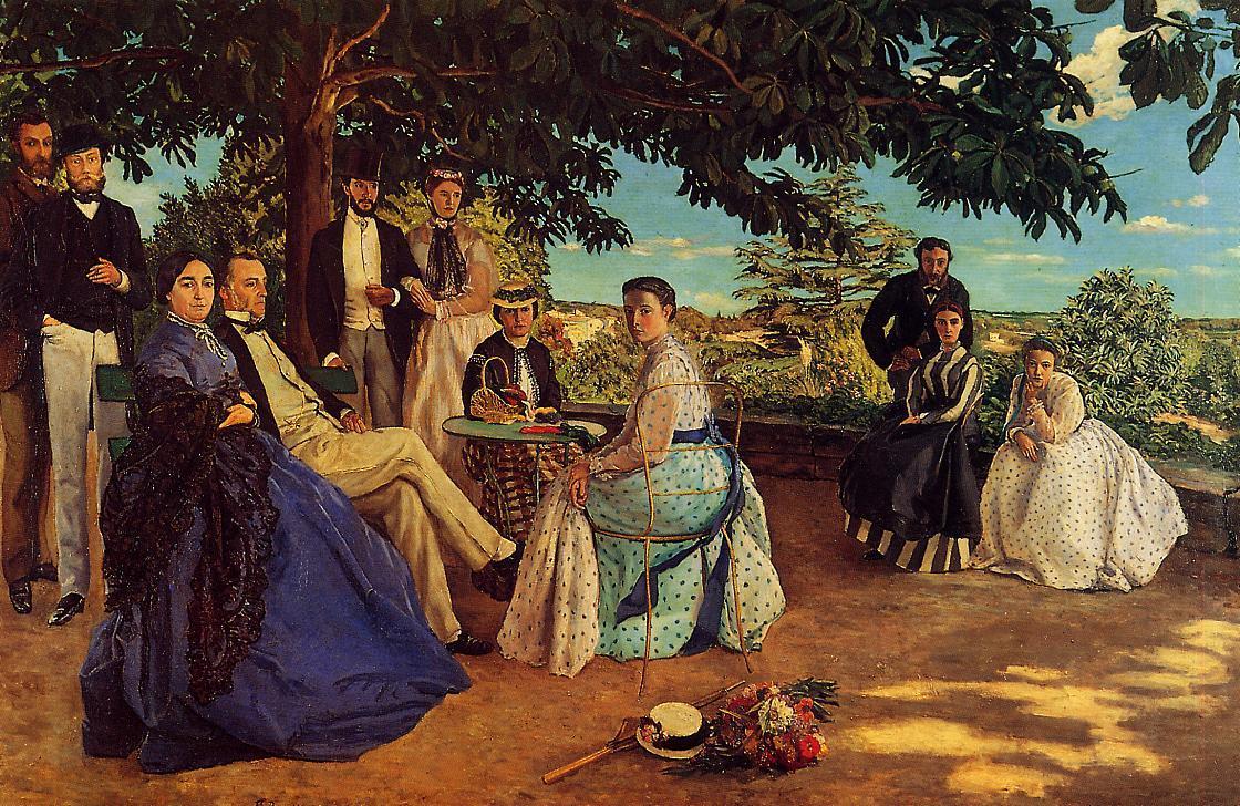 The Family Gathering 1867 | Jean Frederic Bazille | Oil Painting