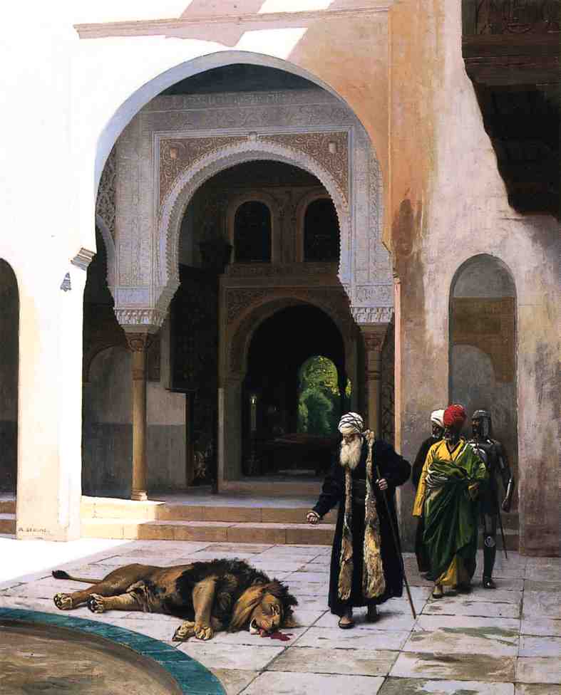 The Accursed Lion 1895 | Jean Leon Gerome | Oil Painting