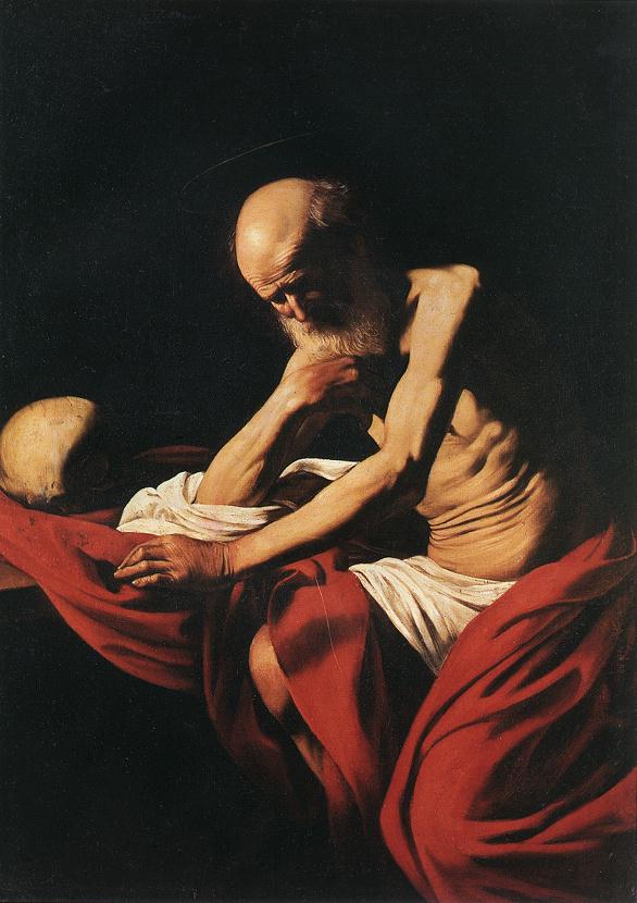 St Jerome1 | Michelangelo Merisi da Caravaggio | Oil Painting