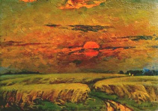 Cereal Field | Vasilij Belikov 1921-1994 | Oil Painting