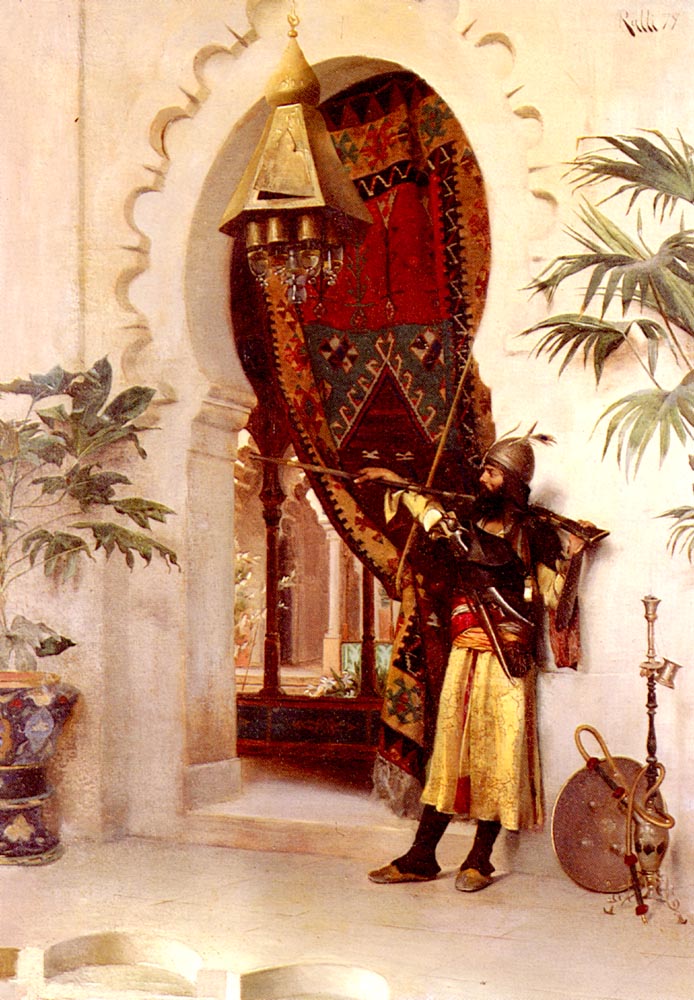 An Eastern Guard | Theodore Jacques Ralli | Oil Painting