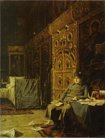 On The Bridge | Vasily Vereshchagin | oil painting