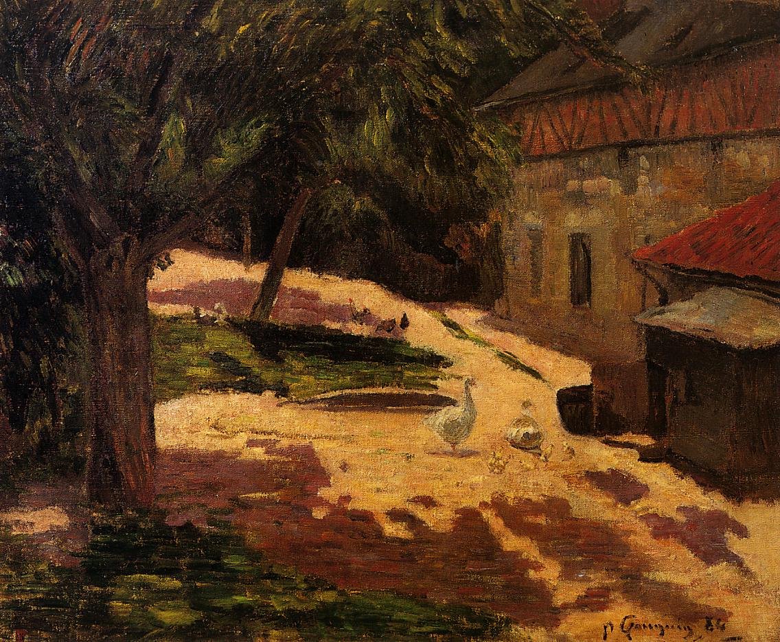 Henhouse 1884 | Paul Gauguin | oil painting