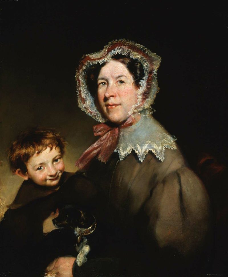 Deliverance Mapes Waldo and Her Son 1830 | Samuel Lovett Waldo | oil painting