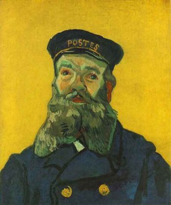 Portrait of the Postman Joseph Roulin version 3 | Vincent Van Gogh | oil painting