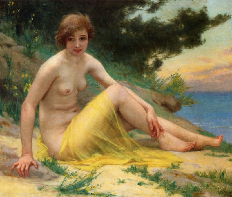 Nude at the Beach | Guillaume Seignac | oil painting