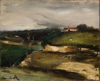 Landscape with a House on the Hill | Vlaminck Maurice de | oil painting