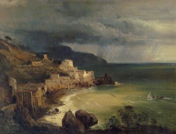 Temporale nel golfo di Amalfi | Giacinto Gigante | oil painting