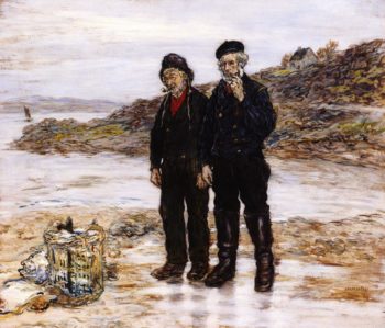 Scottish Fishermen | Jean Francois Raffaelli | oil painting