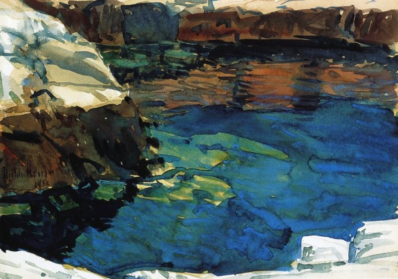 The Cove | Frederick Childe Hassam | oil painting