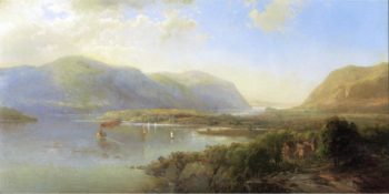 Highlands of the Hudson Near Westpoint | Hermann Fuechsel | oil painting