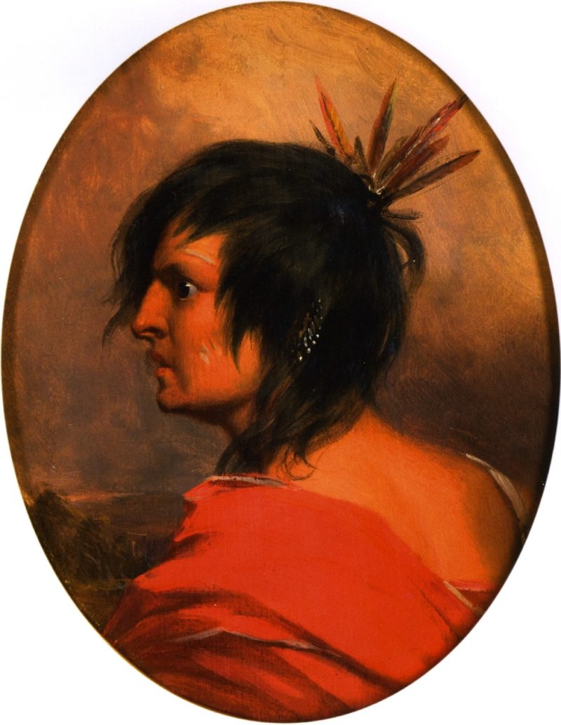 Indian Brave | Charles Deas | oil painting