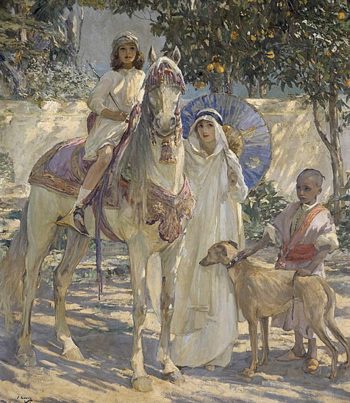 In Morocco | Sir John Lavery | oil painting