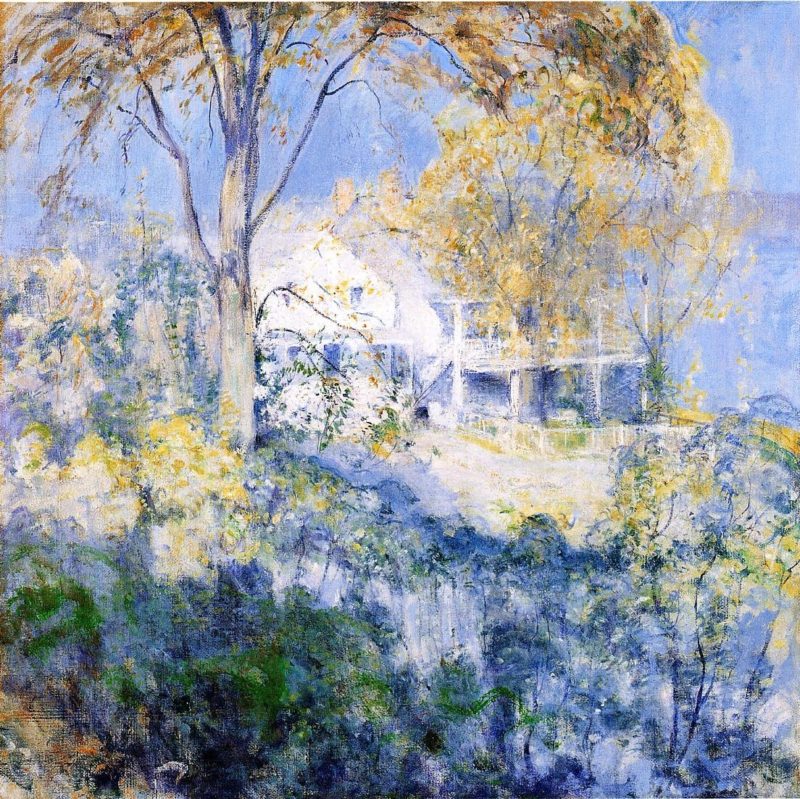 October | John Twachtman | oil painting