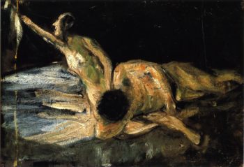 Samson and Delilah Study | Max Liebermann | oil painting