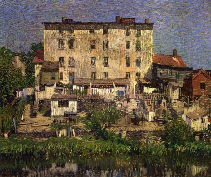 The White Tenement | Robert Spencer | oil painting