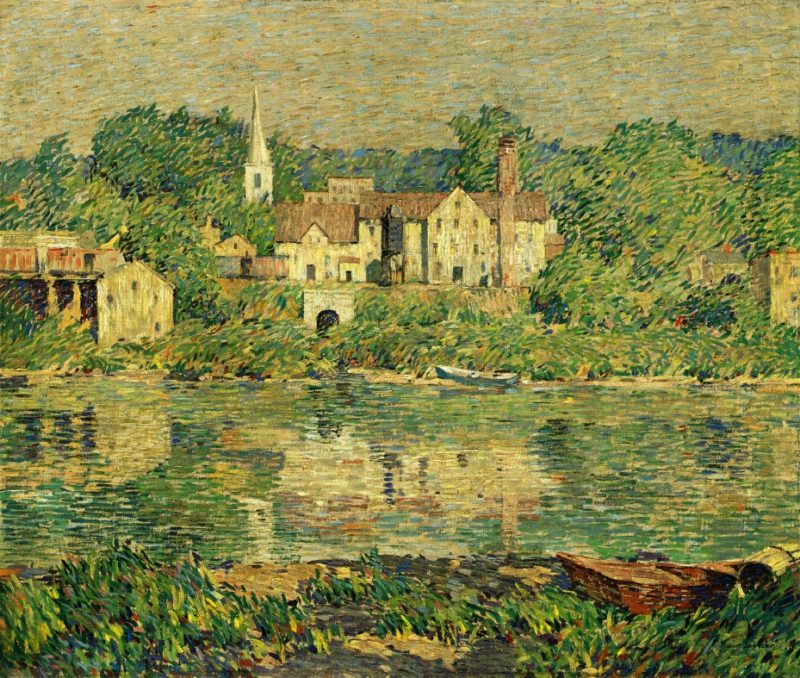 The Green River | Robert Spencer | oil painting