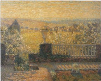 Terrace in Springtime | Henri Le Sidaner | oil painting