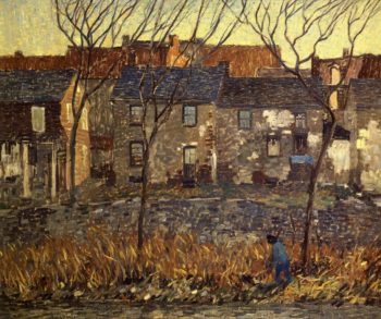 Waterloo Row | Robert Spencer | oil painting