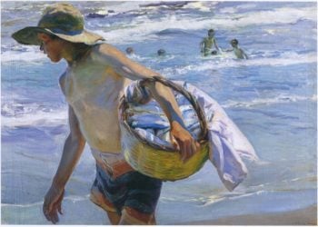 Fisherman in Valencia | Joaquin Sorolla y Bastida | oil painting