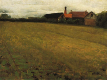 Landscape with Farm Building | Cecilia Beaux | oil painting