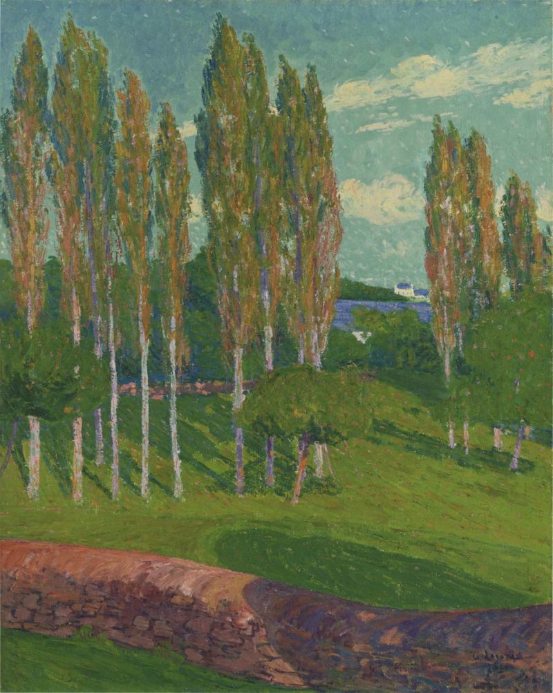 Poplars in Spring | Gustave Loiseau | oil painting