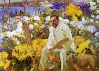 Louis Comfort Tiffany | Joaquin Sorolla y Bastida | oil painting