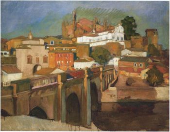 View of Plascencia | Joaquin Sorolla y Bastida | oil painting