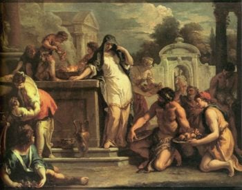 Sacrifice to Vesta | Sebastiano Ricci | oil painting