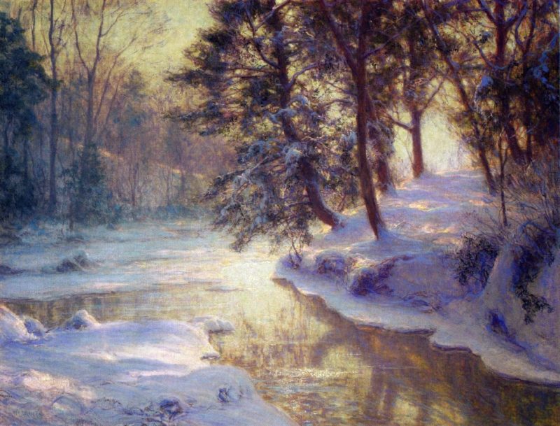 The Shining Stream | Walter Launt Palmer | oil painting