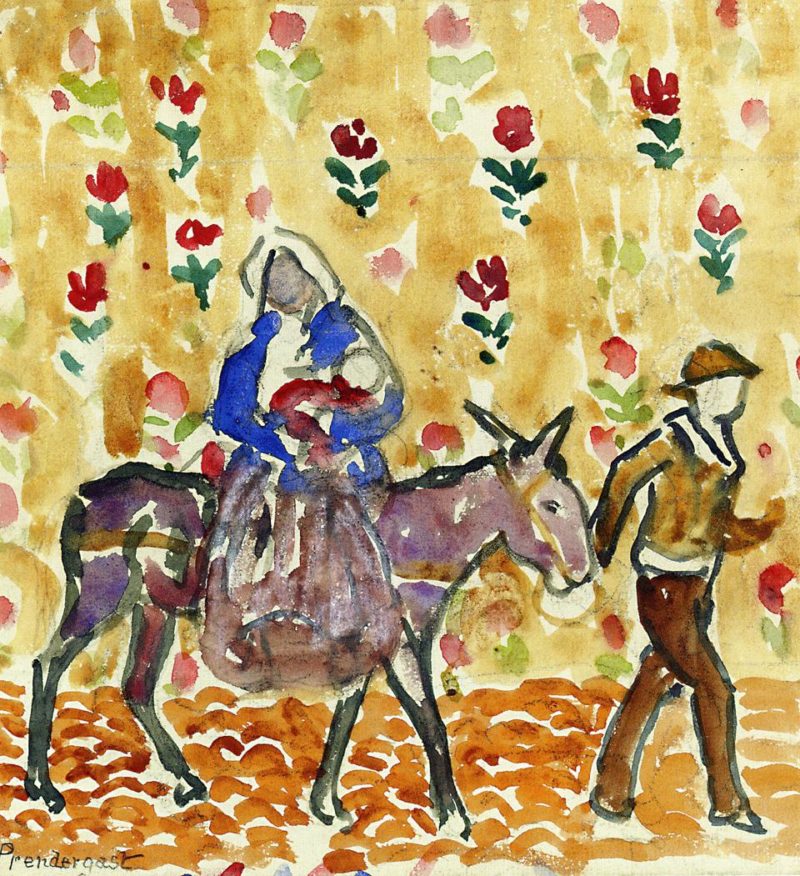 Flight into Egypt | Maurice Prendergast | oil painting