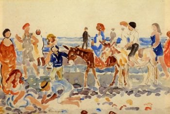 The Donkey Driver | Maurice Prendergast | oil painting