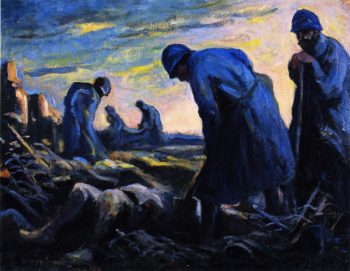 War Scene | Maximilien Luce | oil painting