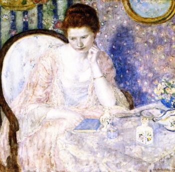 At the Dressing Table | Frederick C Frieseke | oil painting