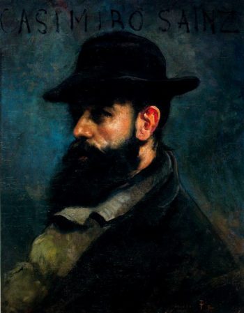 Retrato de Casimiro Sainz | Cecilio Pla y Gallardo | oil painting