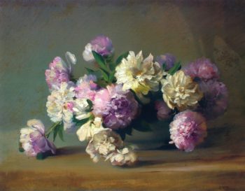 Peonies in a Bowl | Charles Ethan Porter | oil painting