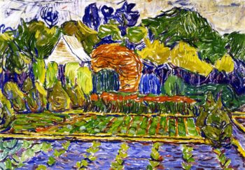 Garden in Soest | Christian Rohlfs | oil painting