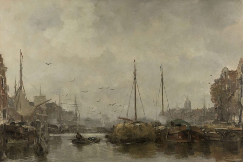 Cityscape. ca. 1885 - ca. 1887 | Jacob Maris | oil painting