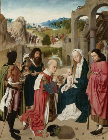 The Adoration of the Magi. ca. 1480 - ca. 1485 | Geertgen tot Sint Jans | oil painting