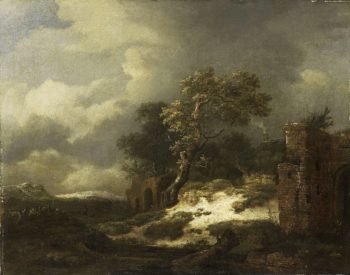 Landscape with Ruins. 1650 - 1682 | Jacob Isaacksz. van Ruisdael | oil painting