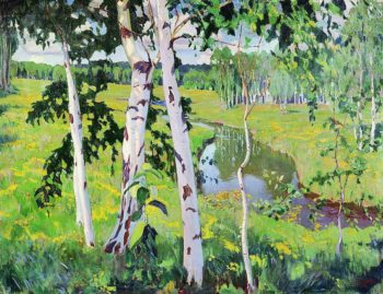 Landscape with River | Arkady Rylov | oil painting