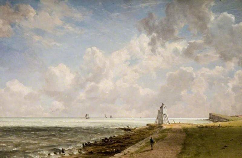 Harwich Lighthouse | John Constable | oil painting