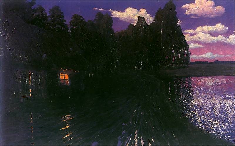 Night Landscape | Stanislaw Ignacy Witkiewicz | oil painting