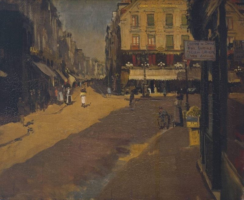 Cafe des Tribunaux Dieppe | Walter Richard Sickert | oil painting