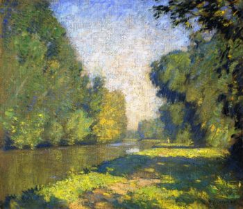 The Tow Path | William Langson Lathrop | oil painting