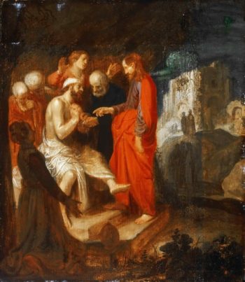 The Raising of Lazarus | Jan Symonsz | oil painting