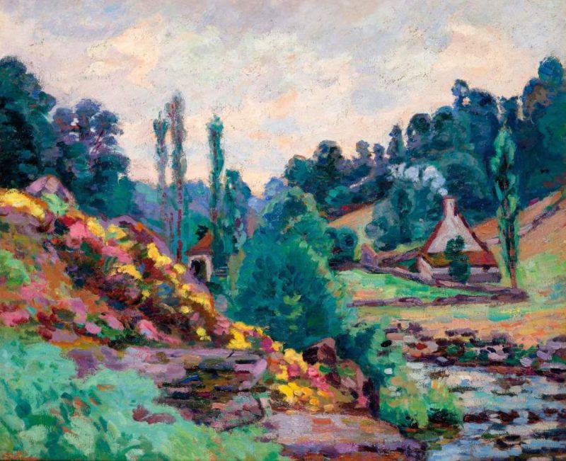 The Mill of Jonon Creuse 1906 | Armand Guillaumin | oil painting