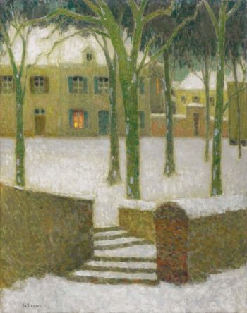 The Square Nemours 1930 | Henri Le Sidaner | oil painting